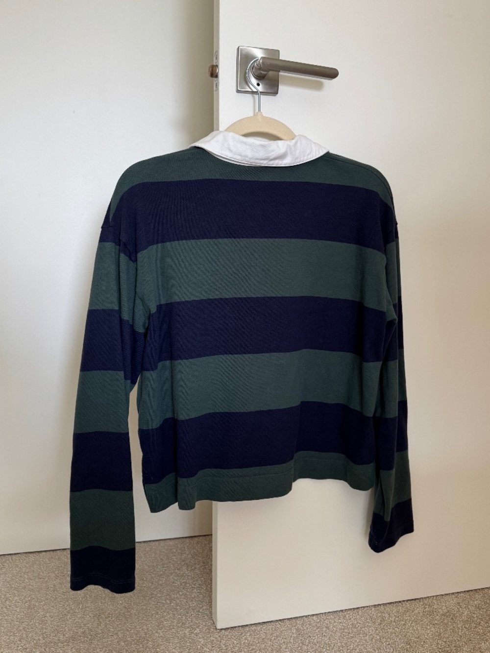 GAP Cropped Rugby Polo Shirt (S) - Picture 3 of 4